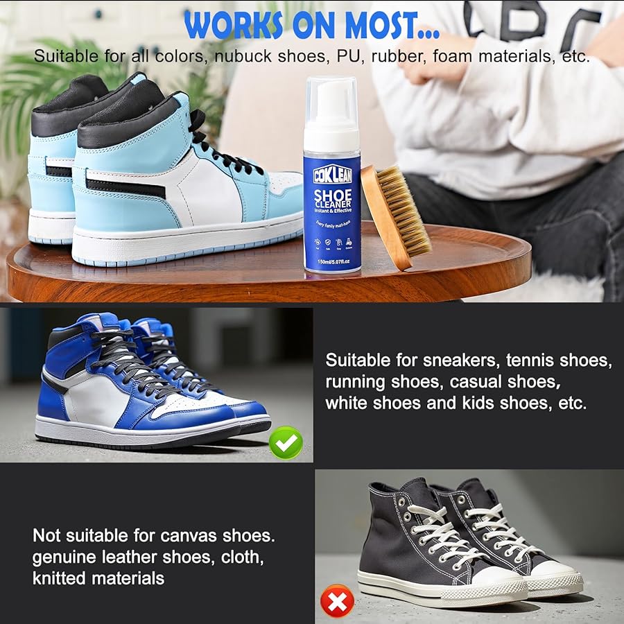🧼 ShoeShine Pro™ – Premium Waterless Shoe Cleaner ✨
