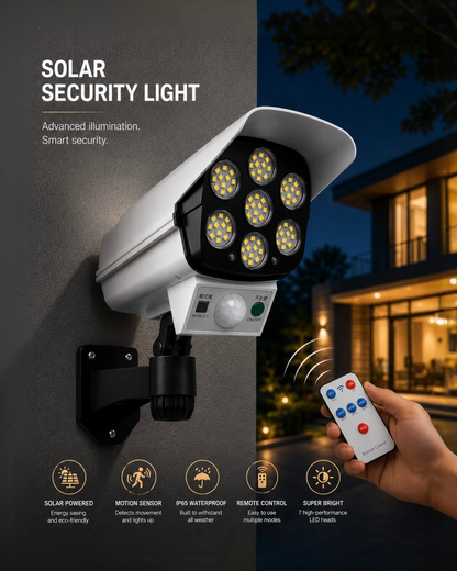 Solar Camera Light™ – Smart Security, Day & Night