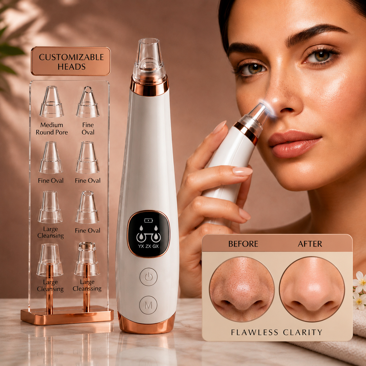 "GlowSkin™ Portable Blackhead Remover"