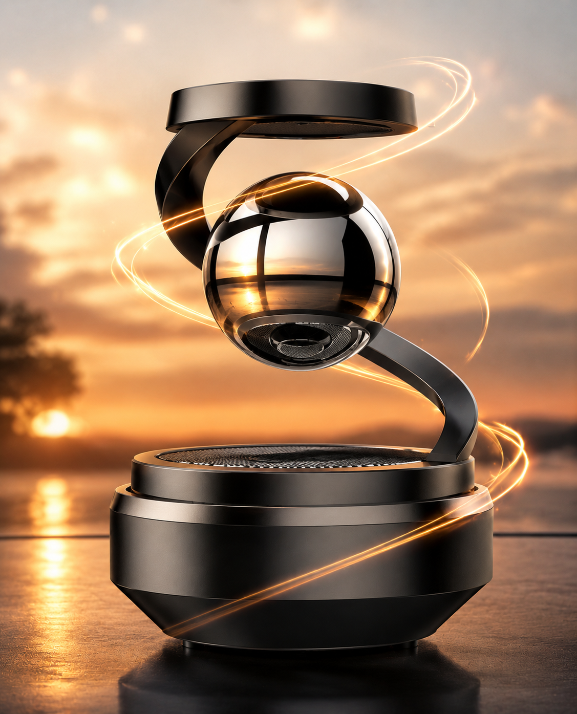 Solar Powered Rotating Car Diffusers