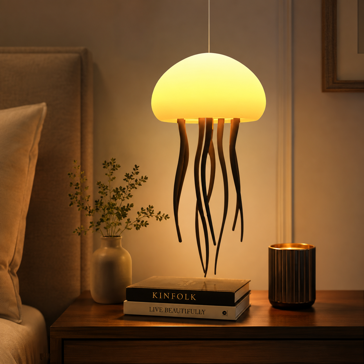 ✨ Ocean Glow™ Jellyfish Lamp – RGB Rechargeable Night Light
